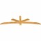 Ekena Millwork Alberta Rough Sawn Timber Gable Bracket, Western Red Cedar, 84"W x 24"H x 2"D x 4"F, 7/12 Pitch GBW084X24X0204ALB00RWR - alternate 2